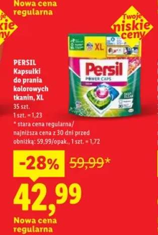 Kapsułki do prania kolorowych tkanin Persil XL