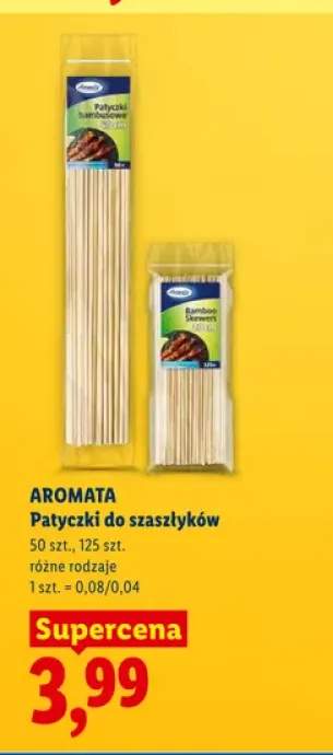 Patyczki do szaszłyków Aromata 50 szt.