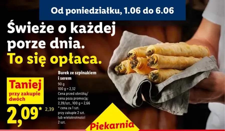 Burek ze szpinakiem i serem