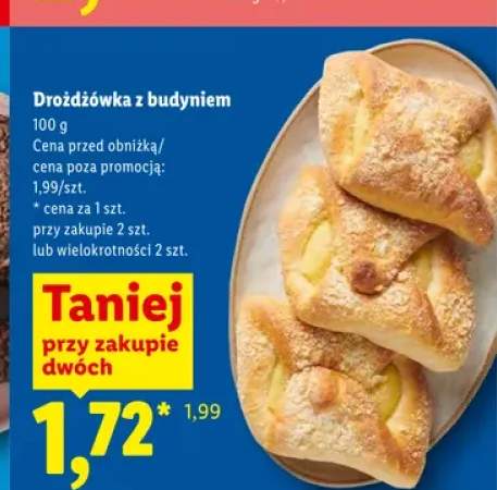 Drożdżówka z budyniem
