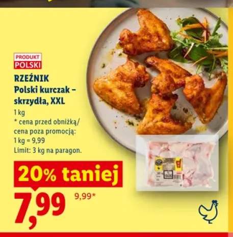 Skrzydła z kurczaka Rzeźnik Polski kurczak XXL