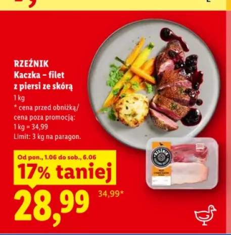 Filet z piersi kaczki Rzeźnik ze skórą