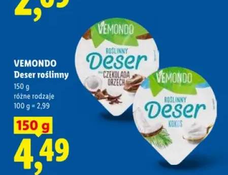 Deser roślinny Vemondo kokos