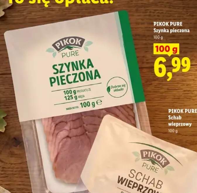 Szynka pieczona Pikok Pure