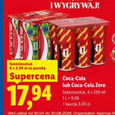 Napój gazowany Coca-Cola 6-pak