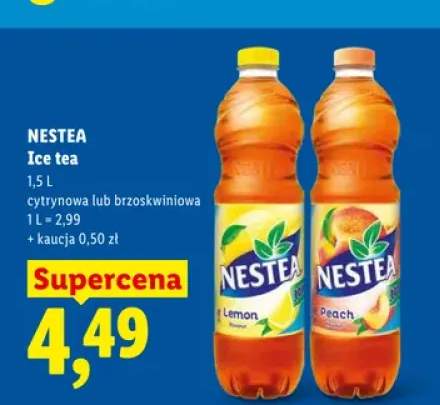Napój Nestea Ice Tea cytrynowa
