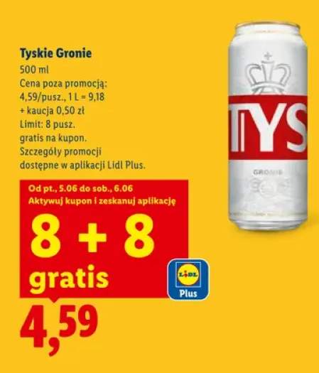Piwo Tyskie Gronie