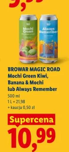 Piwo Browar Magic Road Mochi Green Kiwi Banana & Mochi