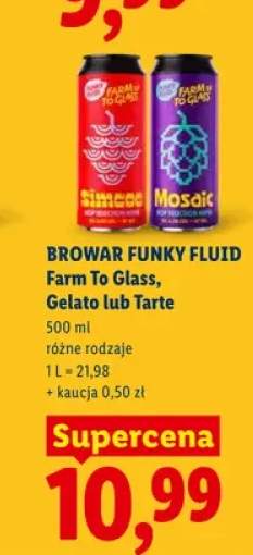 Piwo Browar Funky Fluid Farm To Glass