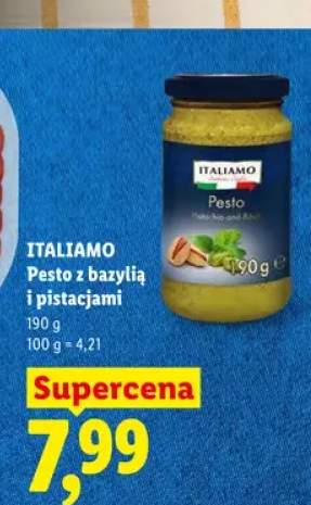 Pesto z bazylią i pistacjami Italiamo