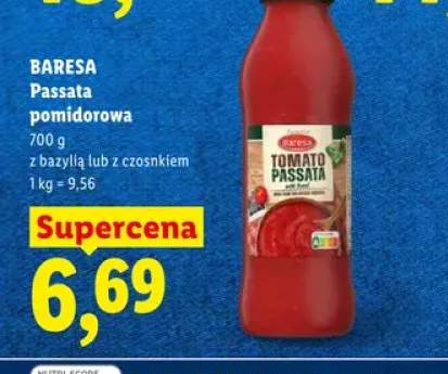 Passata pomidorowa z bazylią Baresa