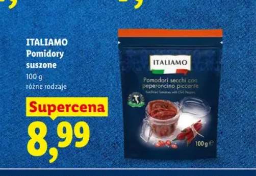 Pomidory suszone z pikantną papryczką chili Italiamo