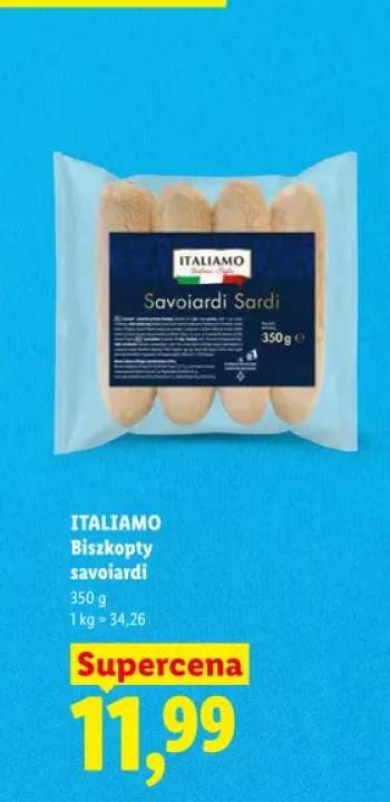 Biszkopty savoiardi Italiamo