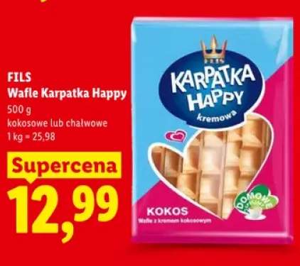 Wafle Karpatka Happy kokosowe Fils