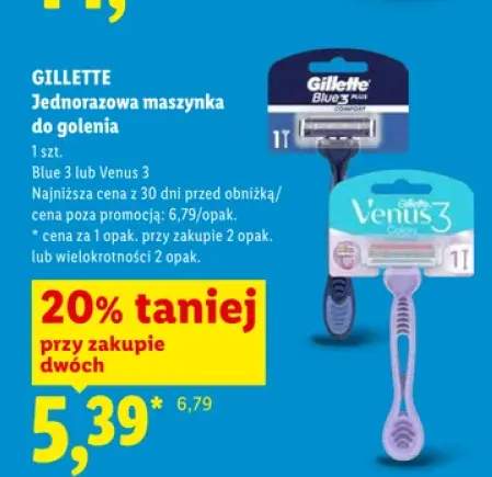 Jednorazowa maszynka do golenia Gillette Blue 3