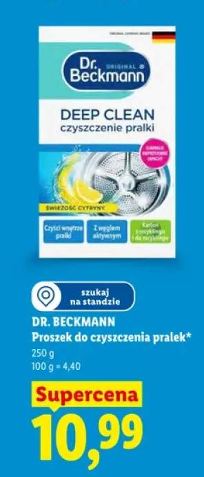 Proszek do czyszczenia pralek Dr. Beckmann