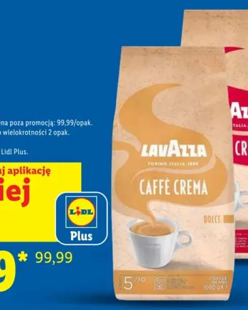 Kawa ziarnista Lavazza Caffé Crema Gusto