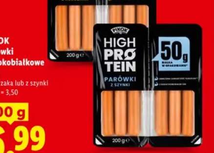 Parówki wysokobiałkowe z szynki Pikok High Protein