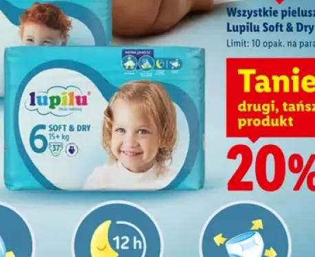 Pieluszki Lupilu Soft & Dry 6