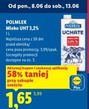 Mleko UHT 3,2% Polmlek