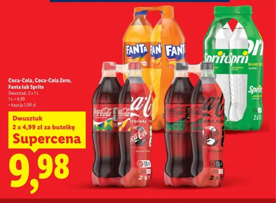 Napój gazowany Coca-Cola 2-pak