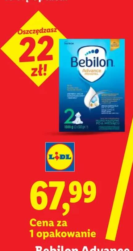 Mleko następne Bebilon Advance 2 po 6 m-cu Nutricia 2-pak 500 g