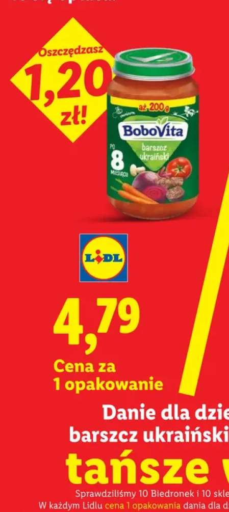 Danie dla dzieci po 8 m-cu barszcz ukraiński BoboVita