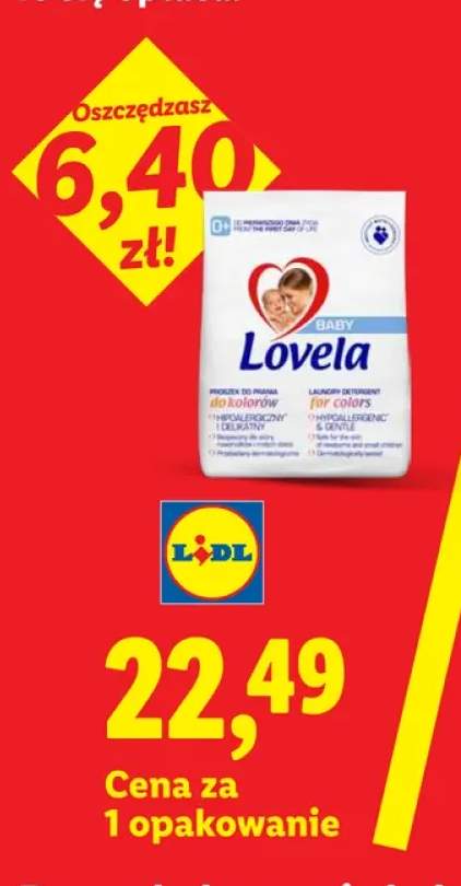 Proszek do prania kolorów Lovela Baby