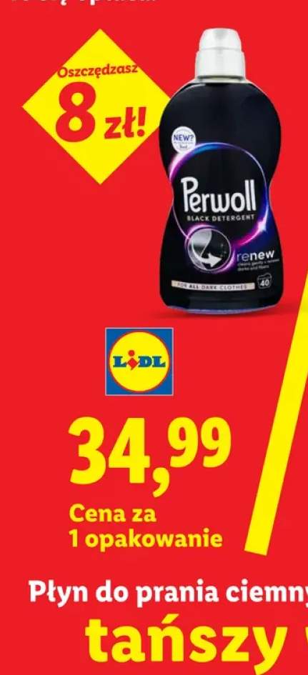 Płyn do prania ciemnych tkanin Perwoll Renew Black