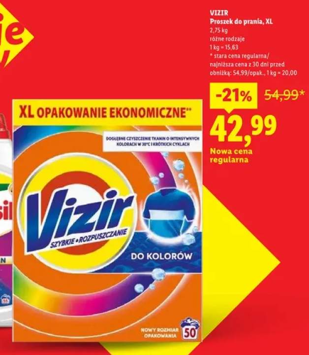 Proszek do prania Vizir XL