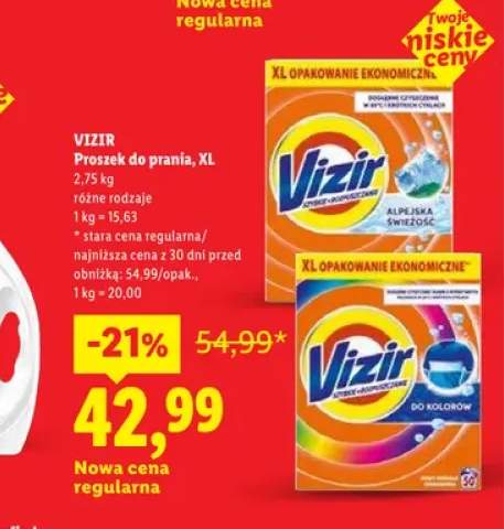 Proszek do prania Vizir XL