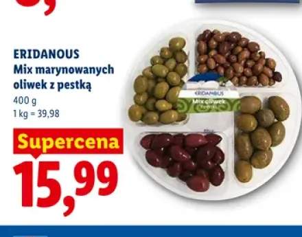 Mix marynowanych oliwek z pestką Eridanous
