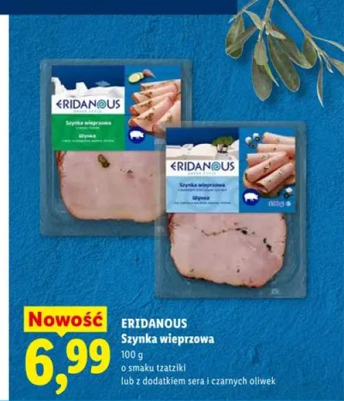 Szynka wieprzowa Eridanous o smaku tzatziki