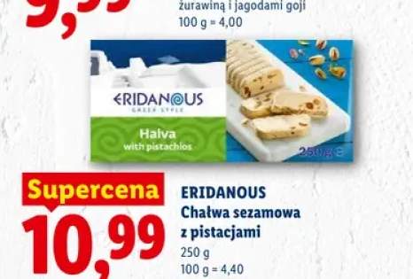 Chałwa sezamowa z pistacjami Eridanous