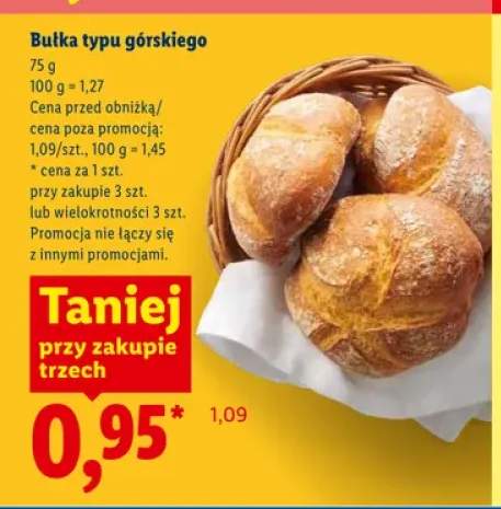 Bułka typu górskiego