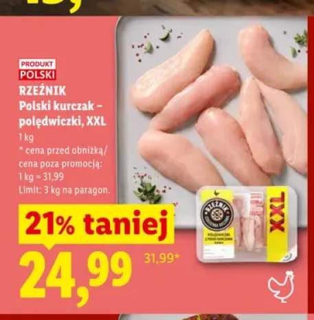 Polski kurczak polędwiczki Rzeźnik XXL