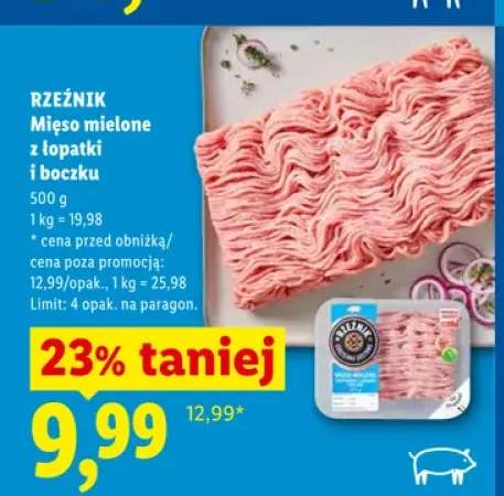 Mięso mielone z łopatki i boczku Rzeźnik