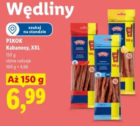Kabanosy wieprzowe z chili Pikok XXL