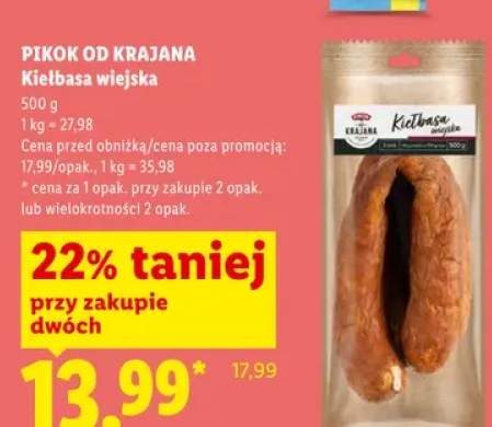Kiełbasa wiejska Pikok Od Krajana