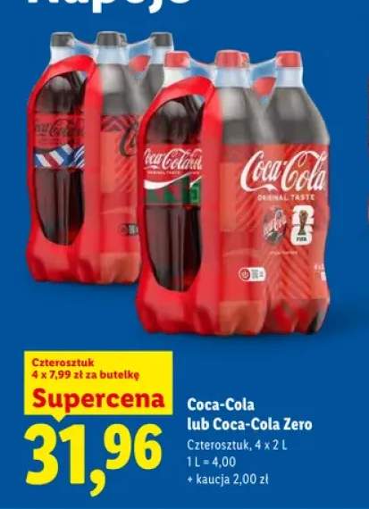 Napój gazowany Coca-Cola 4-pak