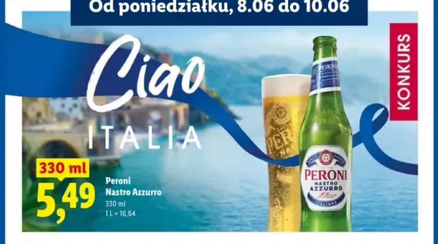 Piwo Peroni Nastro Azzurro