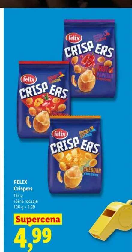 Przekąska Felix Crispers Hot Paprika