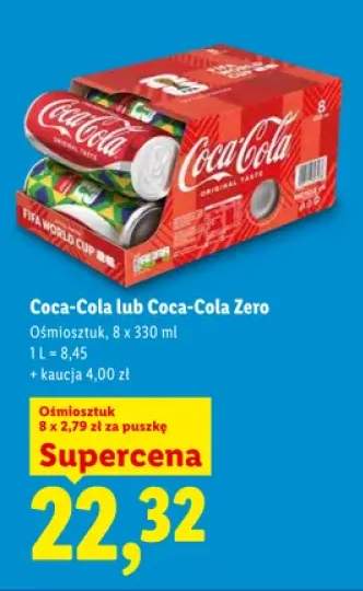 Napój gazowany Coca-Cola 8-pak