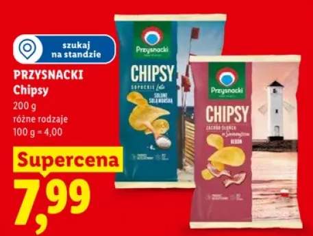 Chipsy Przysnacki solone z solą morską