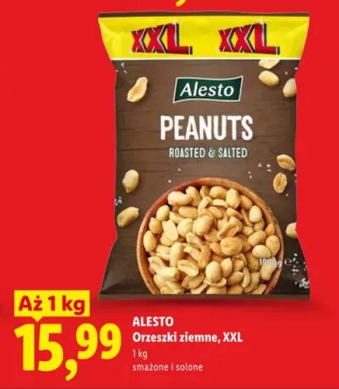 Orzeszki ziemne Alesto XXL smażone i solone