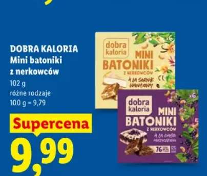 Mini batoniki z nerkowców Dobra Kaloria a la sernik waniliowy