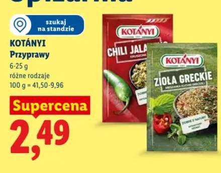 Przyprawa Chili Jalapeño kruszone Kotányi