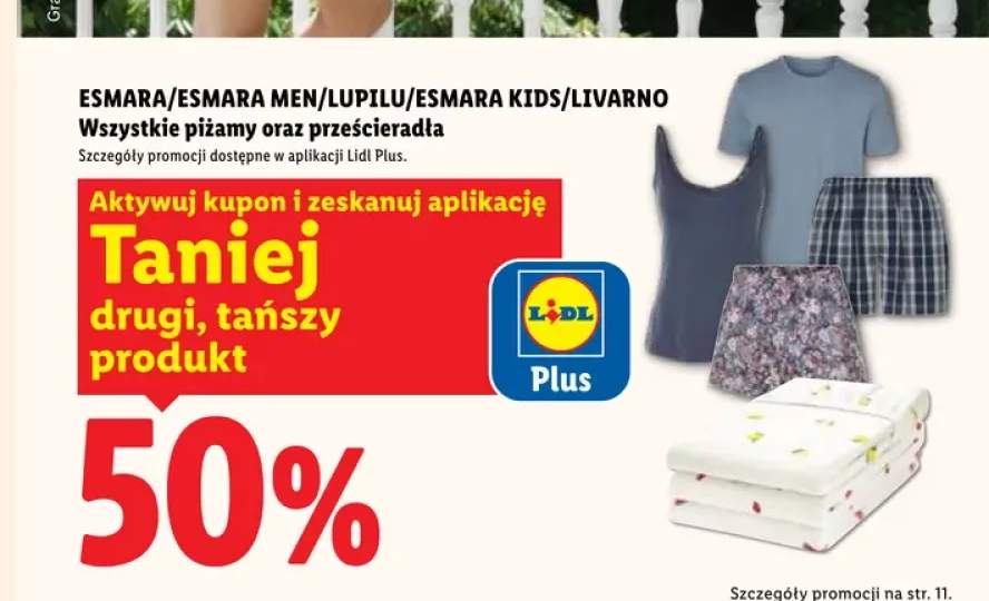 Piżamy Esmara / Esmara Men / Lupilu / Esmara Kids