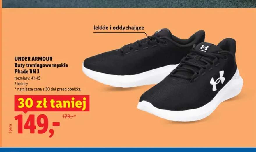 Buty treningowe męskie Under Armour Phade RN 3
