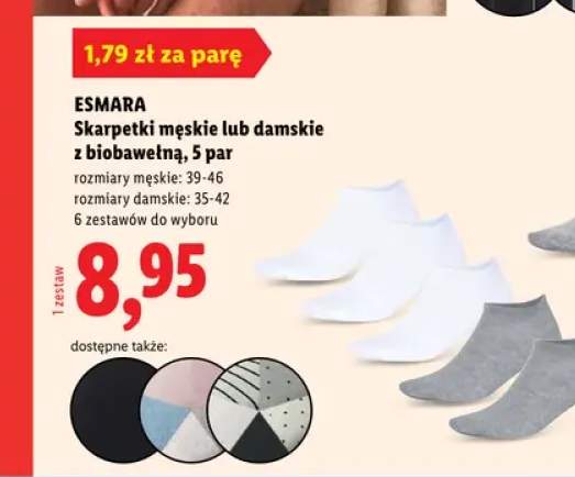 Skarpetki męskie Esmara 5-pak